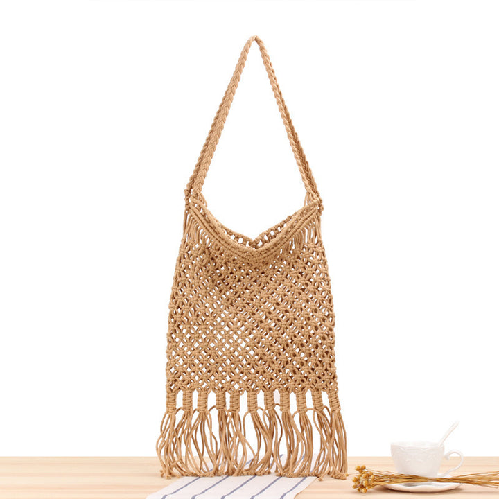 Allsidig Makramee Tote Bag Skanto