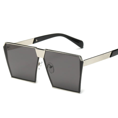 Dame oversized solbrille med markant kvadratisk design Skanto
