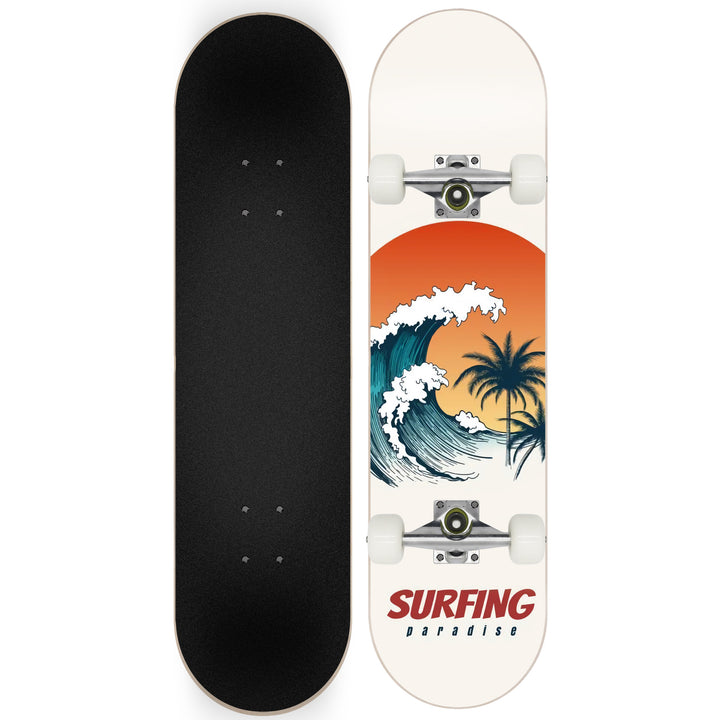 Skateboard med Galaxy Design Skanto