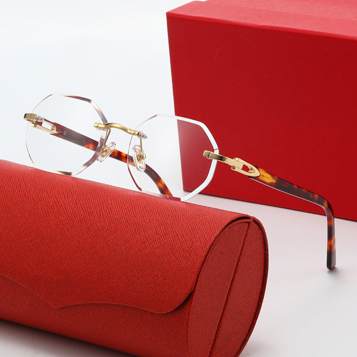 Damer elegant Korreksjonsbrille med moderne åttkantet ramme Skanto