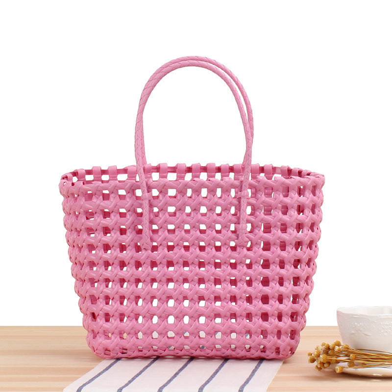 Flexible Tote Bag Made of Handmade Woven Material Skanto
