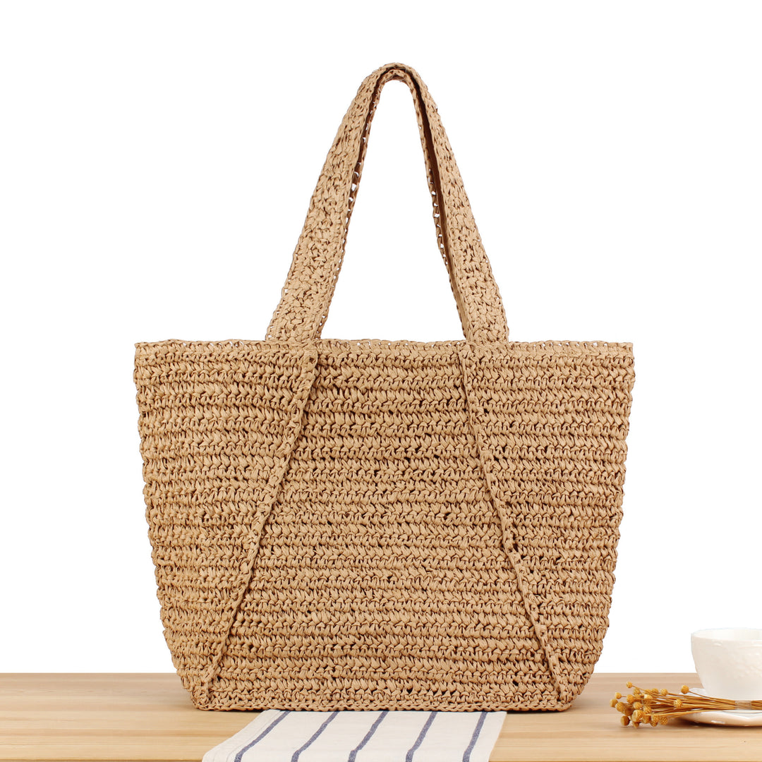 Spacious tote bag made of handmade natural materials Skanto