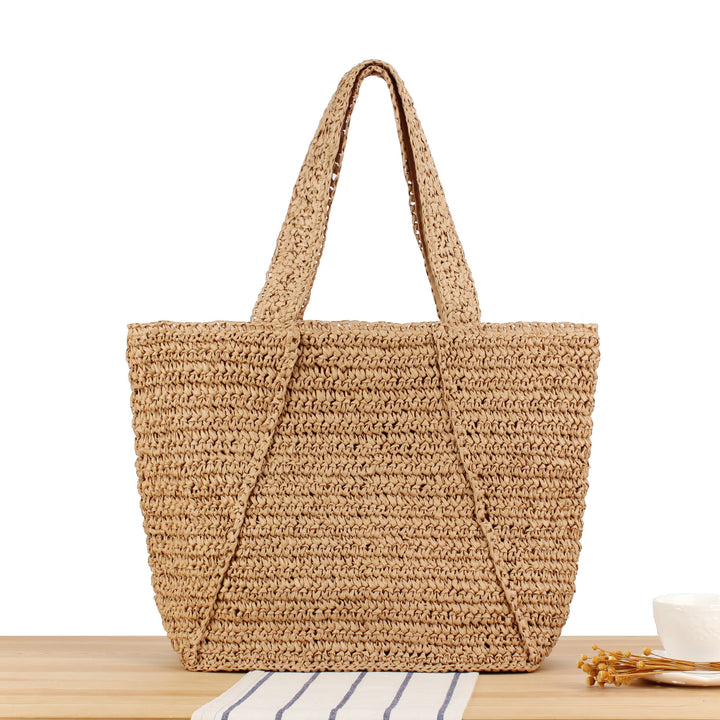 Spacious tote bag made of handmade natural materials Skanto