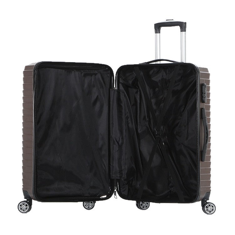 Unisex Chevron-mønstret hardt skall reise koffert Skanto