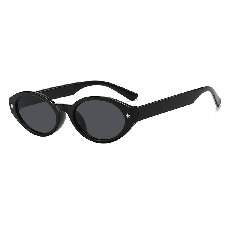 Dame Cat-Eye solbriller med elegant bæreveskedesign Skanto