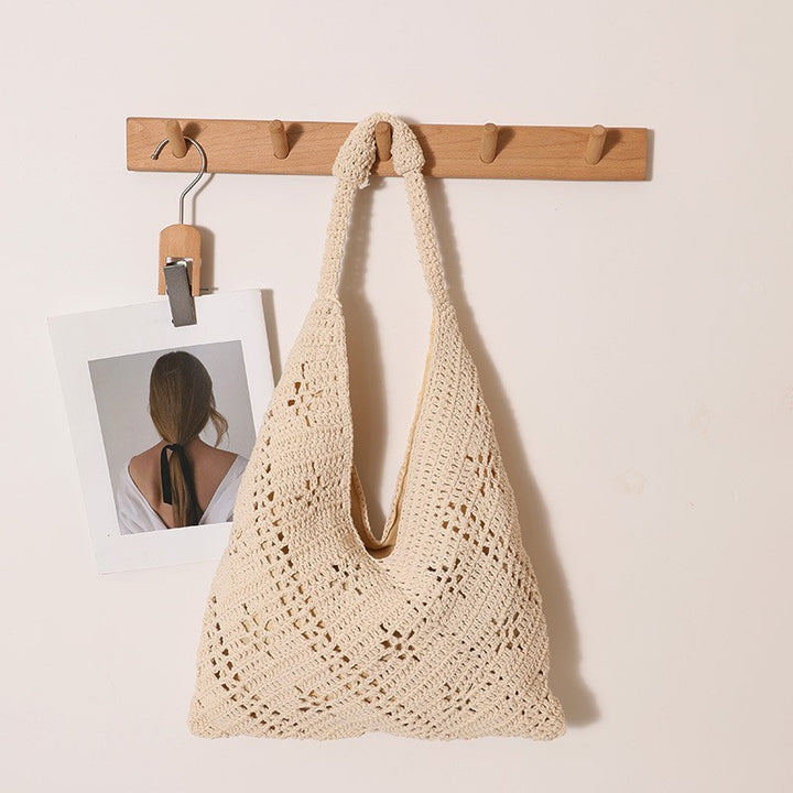 Håndknutet Tote-Bag I V-Design Skanto
