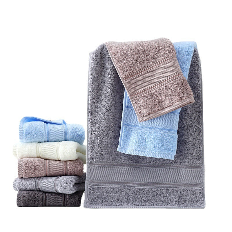 High-quality terry towel with decorative jacquard pattern Skanto