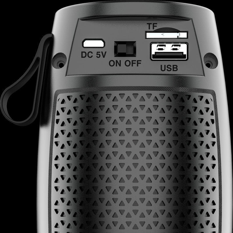 Dame multifunksjonell Bluetooth-høyttaler med LED-lyseffekter Skanto