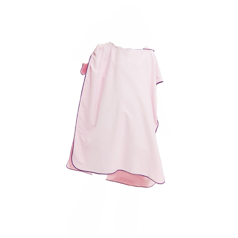 Dame hetteponcho av myk mikrofiberstoff Skanto
