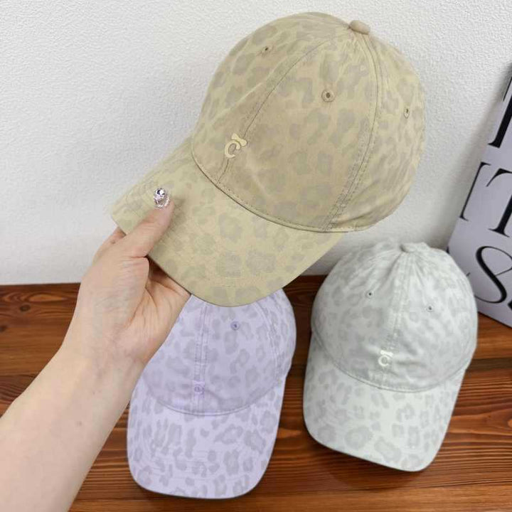 Kvinne Stilig Leopardmønster Baseball Cap Skanto