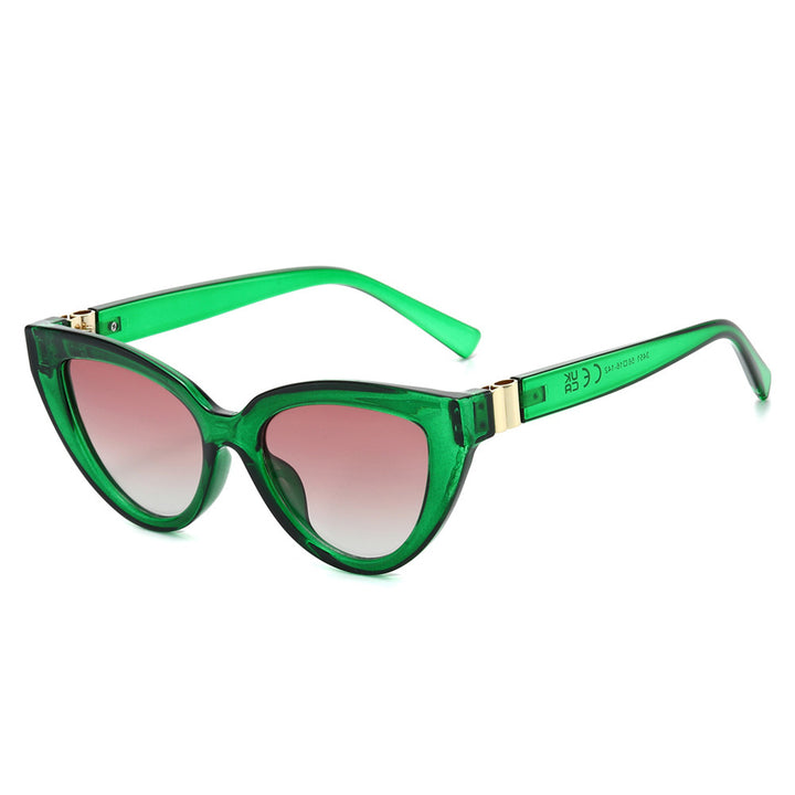 Dame Cat-Eye solbrille med høyverdig UV-beskyttelse og luksuriøs design Skanto