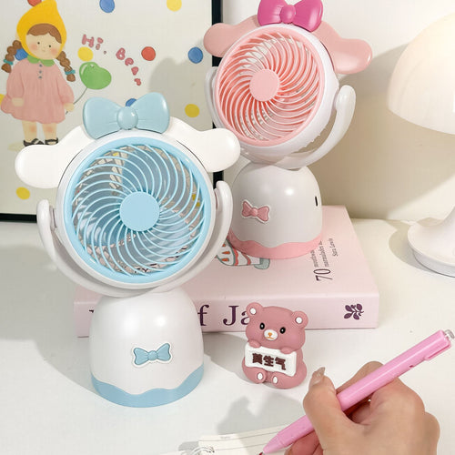 Dame portable mini håndholdt vifte med leken katte-design Skanto