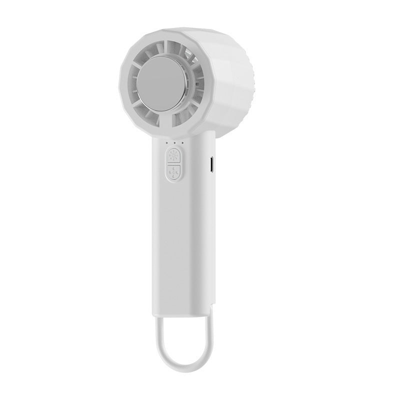 Unisex nan tragbarer Mini-Håndvifte med USB-C ladekontakt og integrert sprøytesky-funksjon Skanto