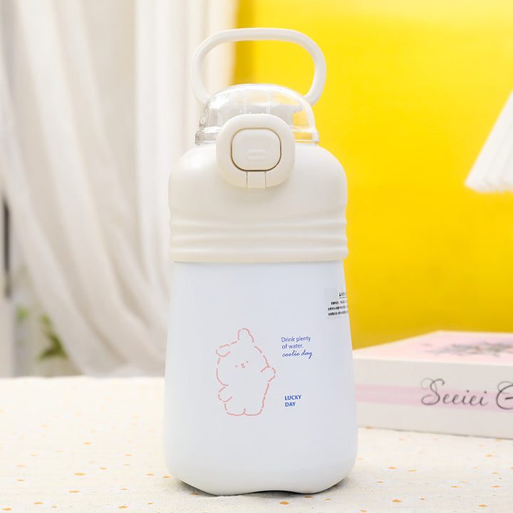 Practical water bottle with detachable carrying strap Skanto