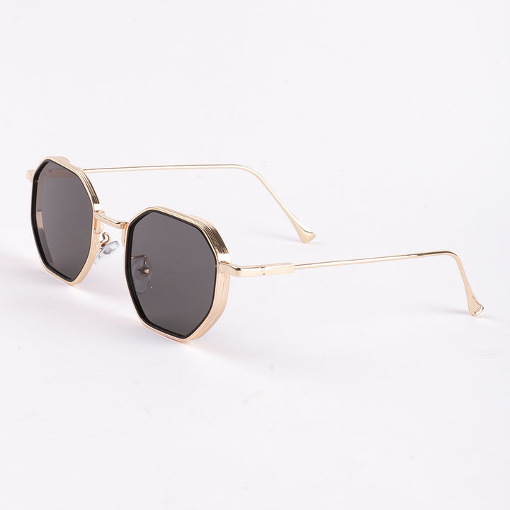 Dame solbrille i moderne, åttekantede design med UV-beskyttelse Skanto