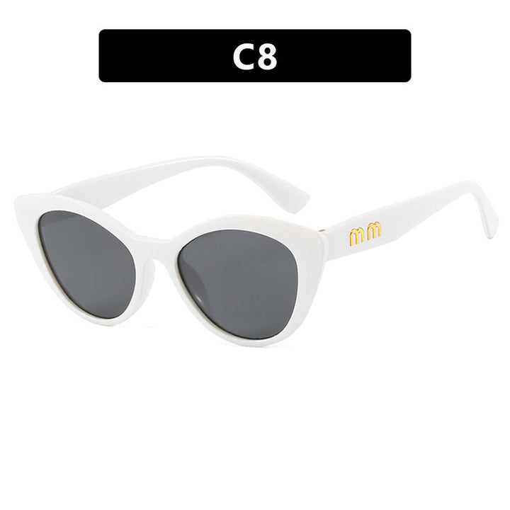 Damer eksentriske Cat-Eye solbriller med beskyttende UV-filter Skanto