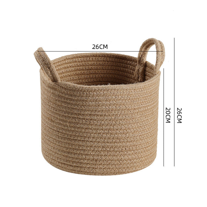 Naturlig Fiber Lagringskurv Skanto
