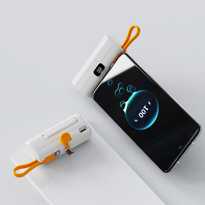 Kraftig powerbank med digital skjerm og innovativt design Skanto