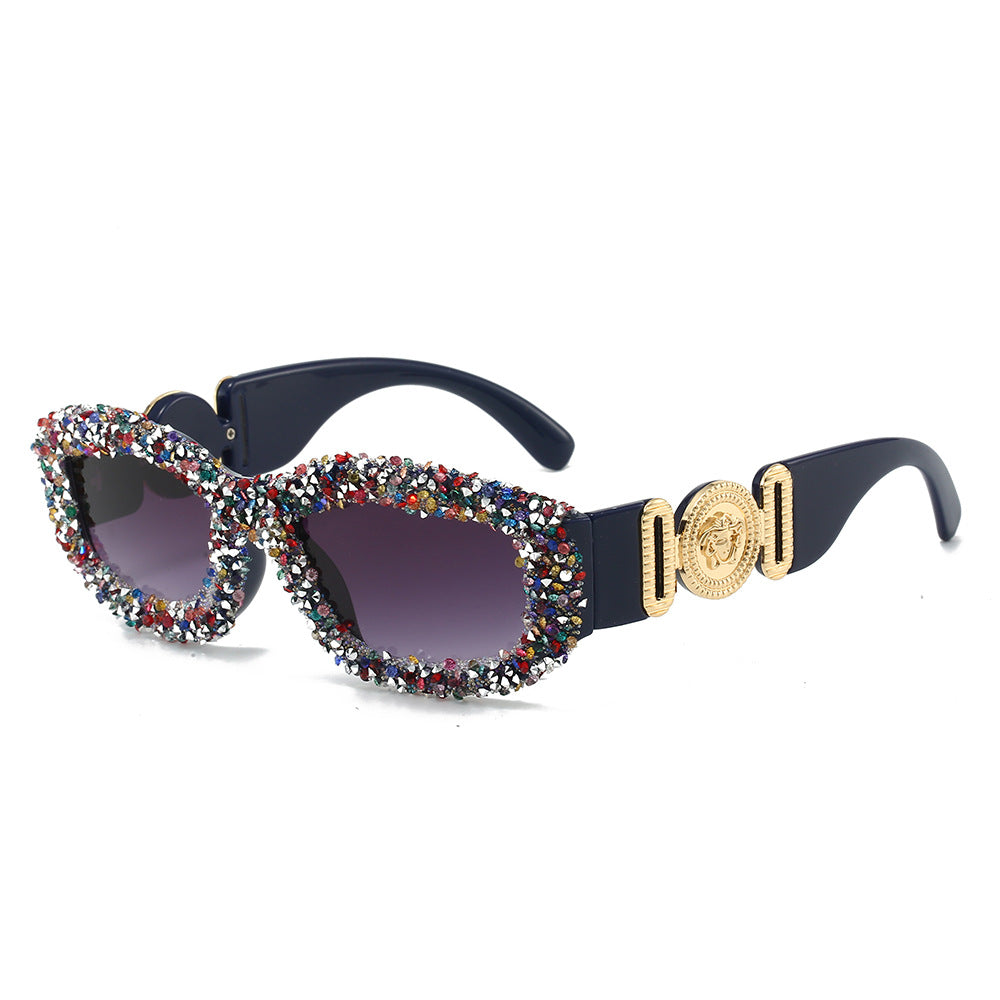 Dame Krystallprydet Solbrille Skanto