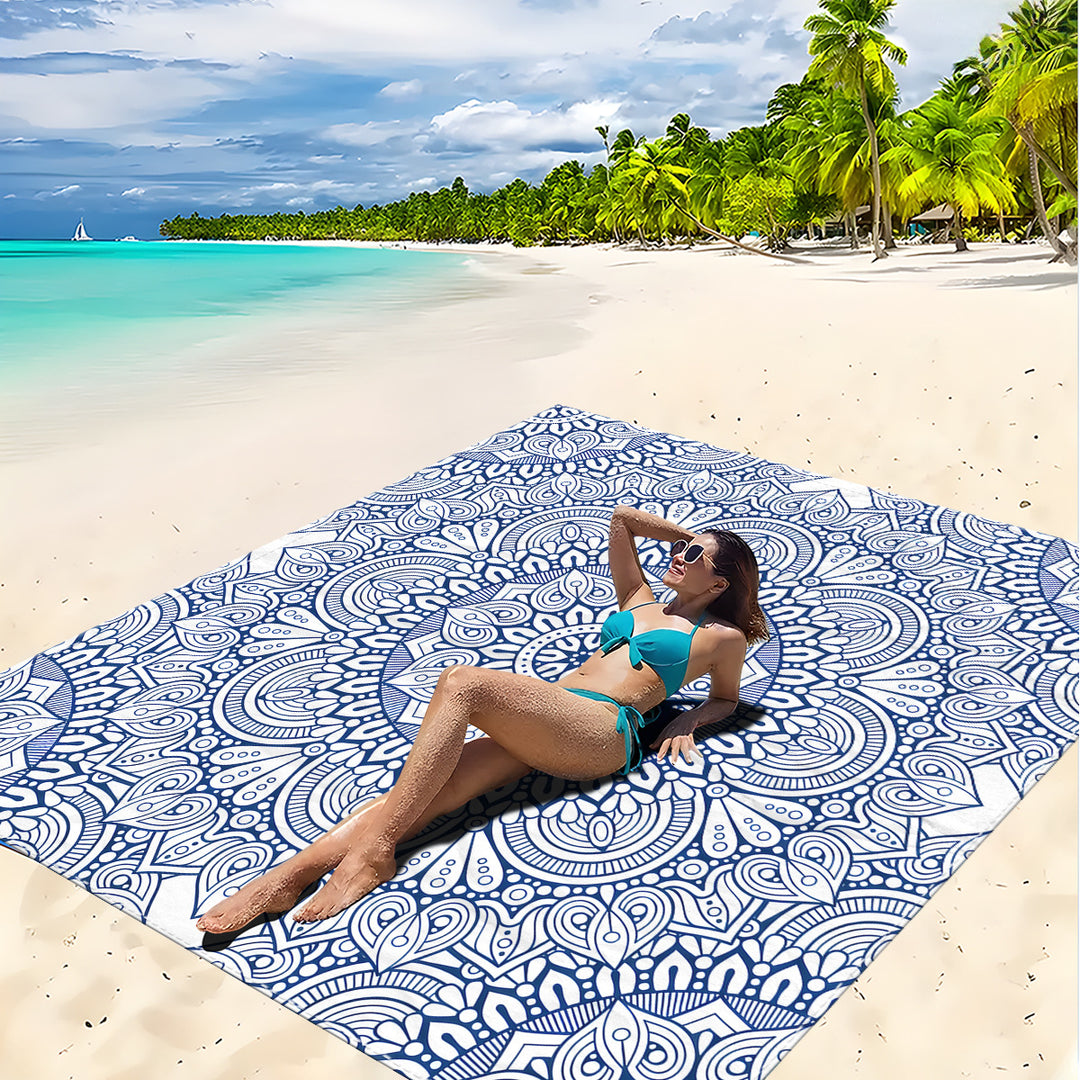 Mandala Design Strandmat Skanto