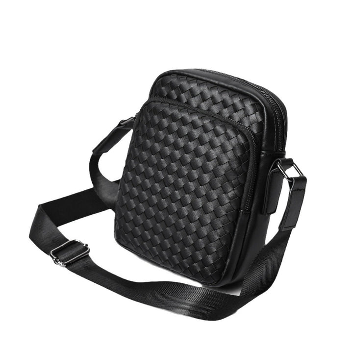Praktisk Crossbody-veske med flettet design Skanto