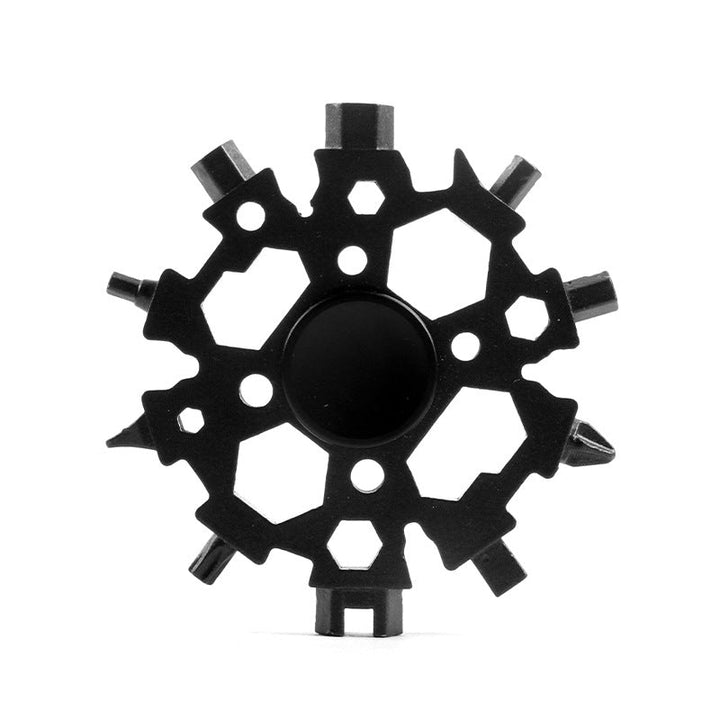 Skanto | Snøfnugg Multifunksjonell Fingertipp Gyroskop Skiftenøkkel Verktøy Leke