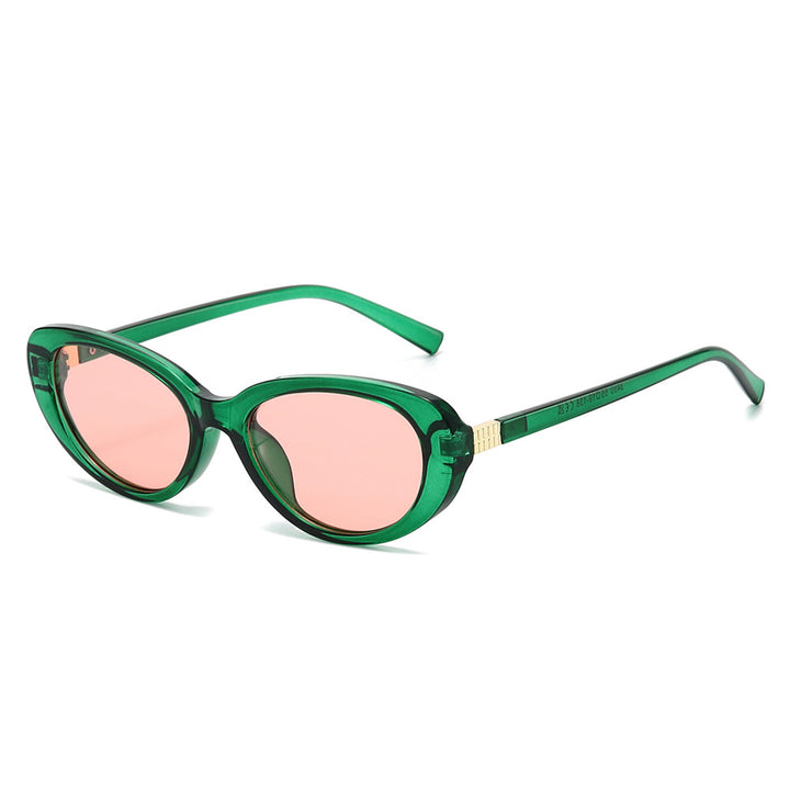 Damer moter solbrille i elegant Cat-Eye-stil Skanto
