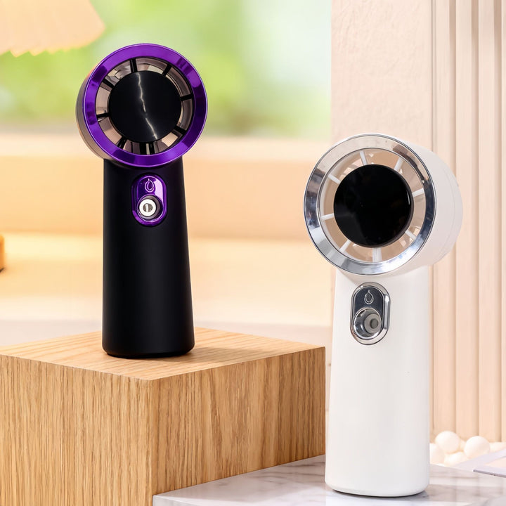 Kvinners bærbare mini håndvifte med USB-lader og ergonomisk design Skanto