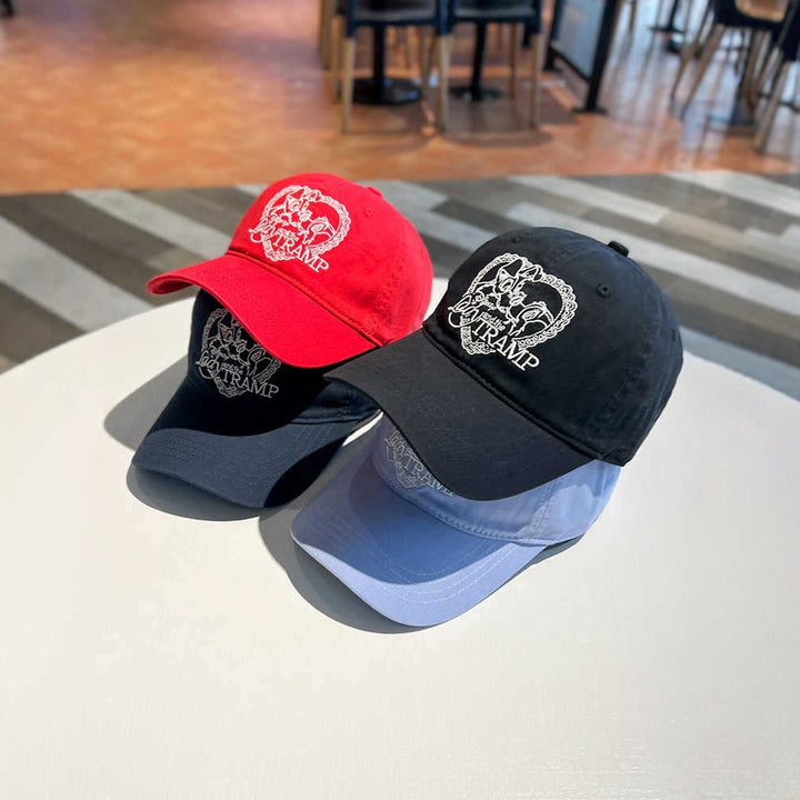 Kvinne Cartoon Karakter Baseball Caps Skanto