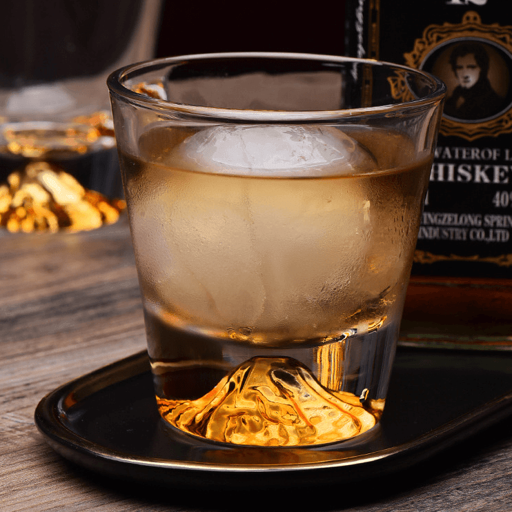 Japanske Mount Fuji Whisky Glass Sett | Skanto