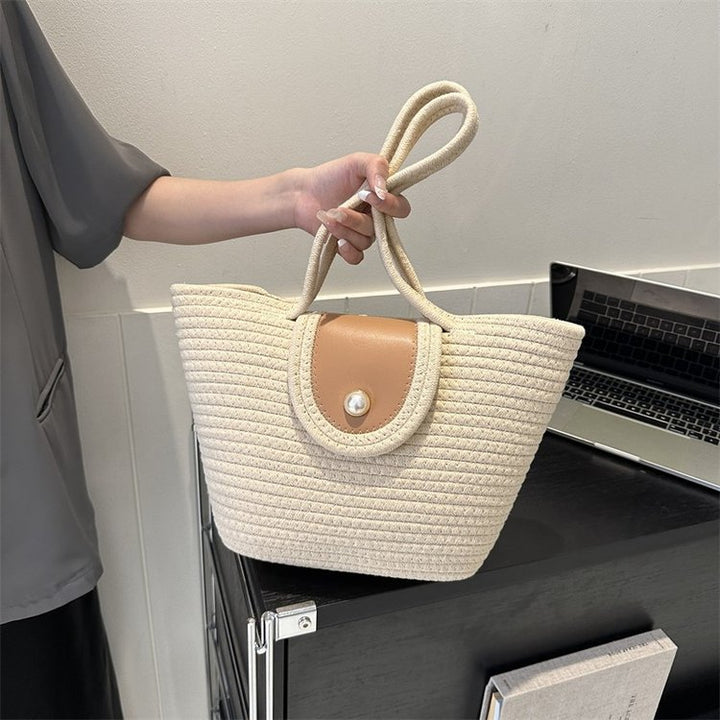 Håndveske med strukturert design Skanto
