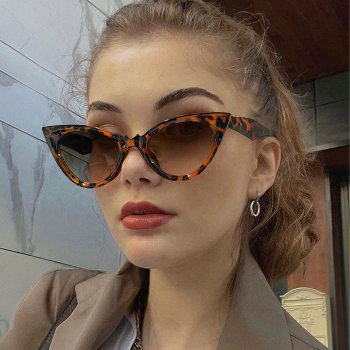 Dame Modische Katzenaugen Solbrille Skanto
