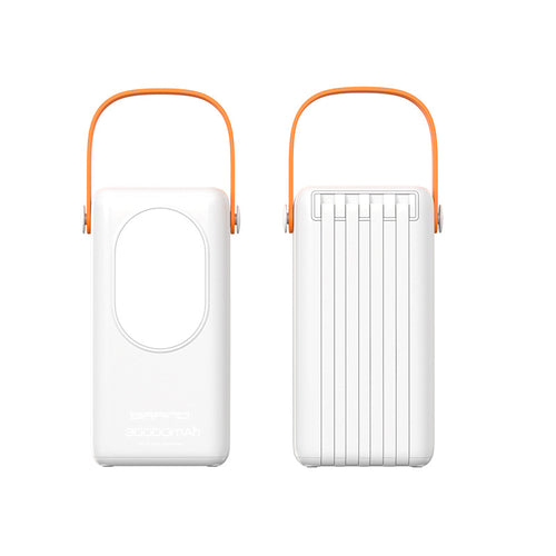 Høyytelses Powerbank med integrert LED-lys og digital skjerm Skanto