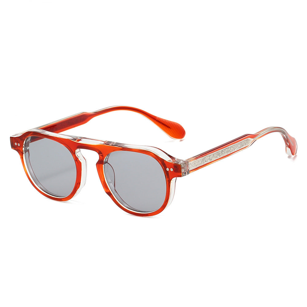 Dame solbrille i moderne hybriddesign Skanto
