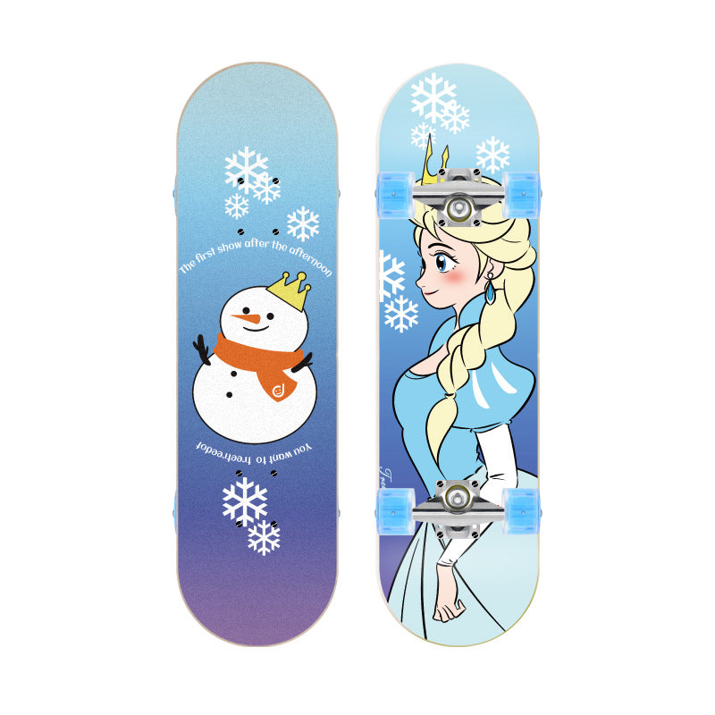 Unicorn-tema nybegynner skateboard Skanto