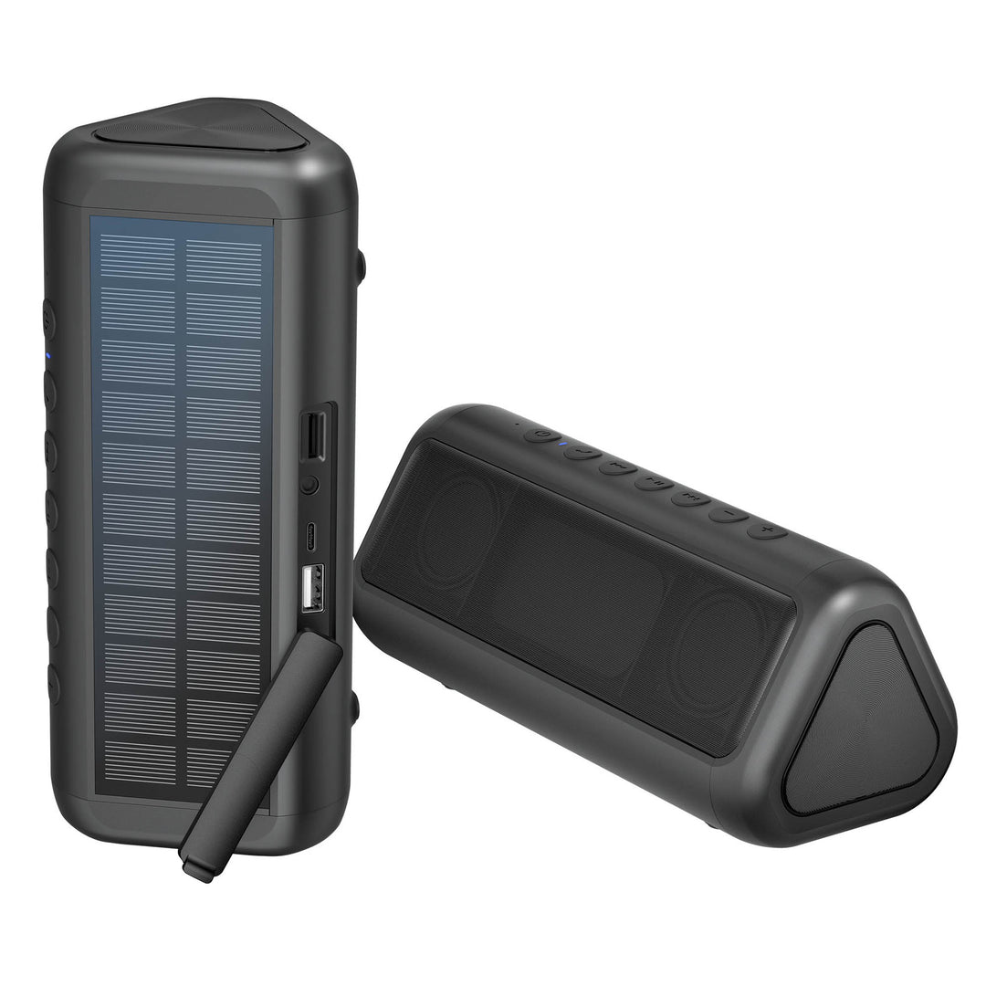 Bærbar Bluetooth-høyttaler med solcellelading Skanto