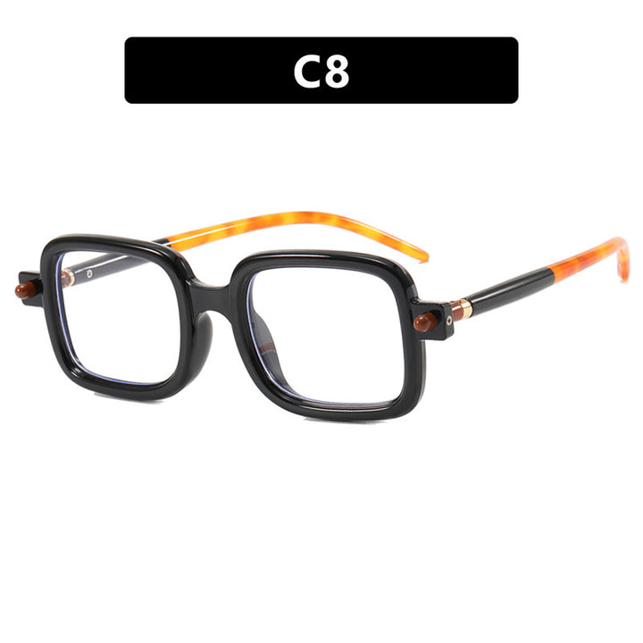 Dame kvadratisk solbrille med iøynefallende og moderne design Skanto