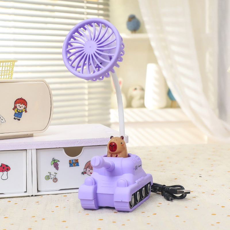 Kvinnes kreativ mini vifte i søt tank-design Skanto