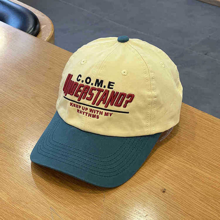 Kvinners Lekne Broderte Utsagns Caps Skanto