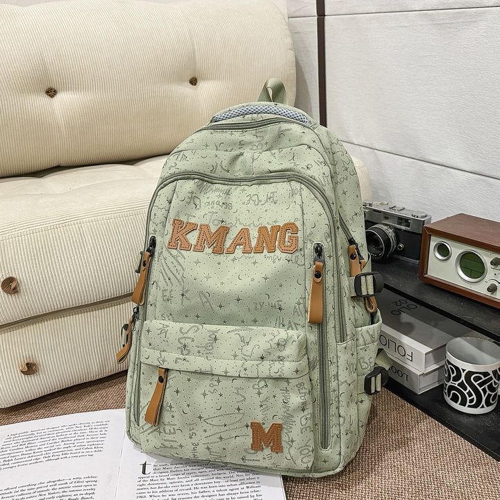 Casual Canvas Skole Ryggsekk Skanto