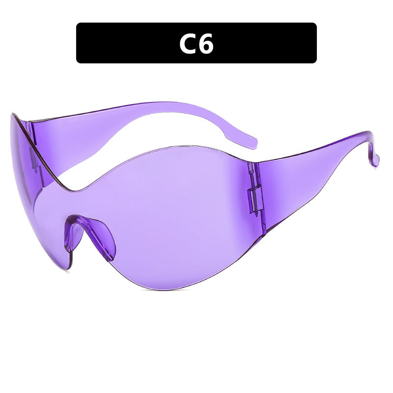 Dame futuristisk solbrille Skanto