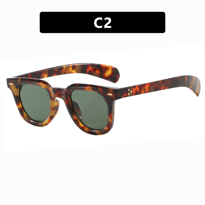 Dame modische solbrille i trendy design med elegant ramme Skanto
