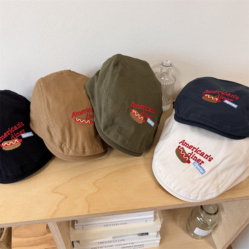 Herrebrodert uformell newsboy cap Skanto