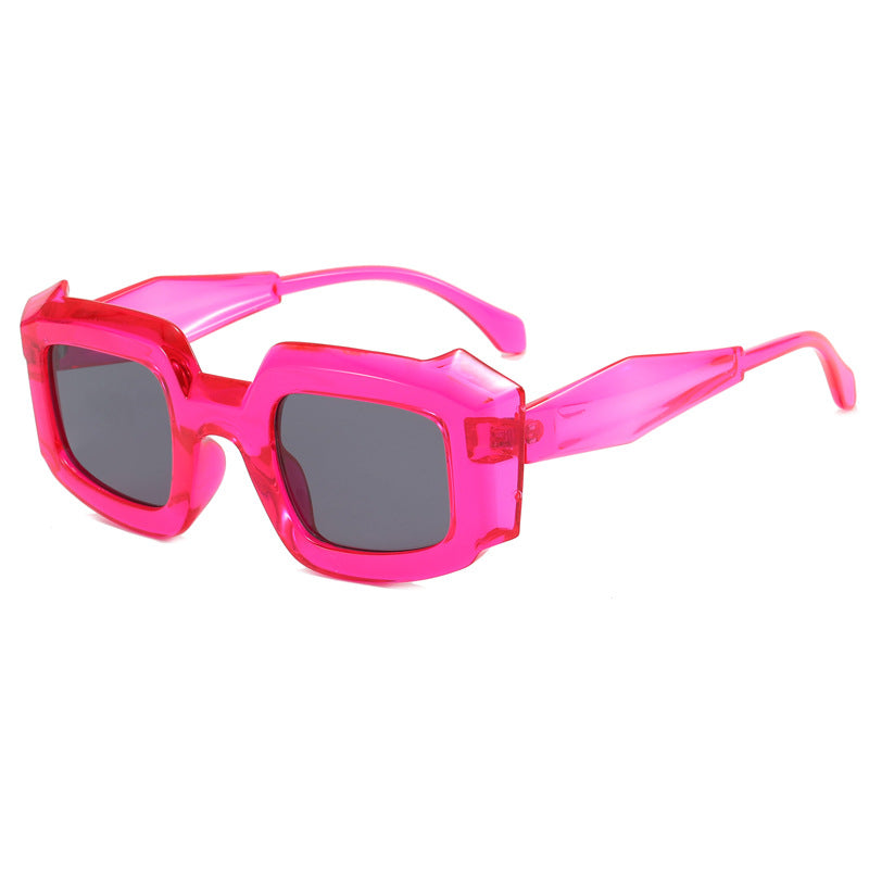 Dame trendy geometriske solbriller Skanto