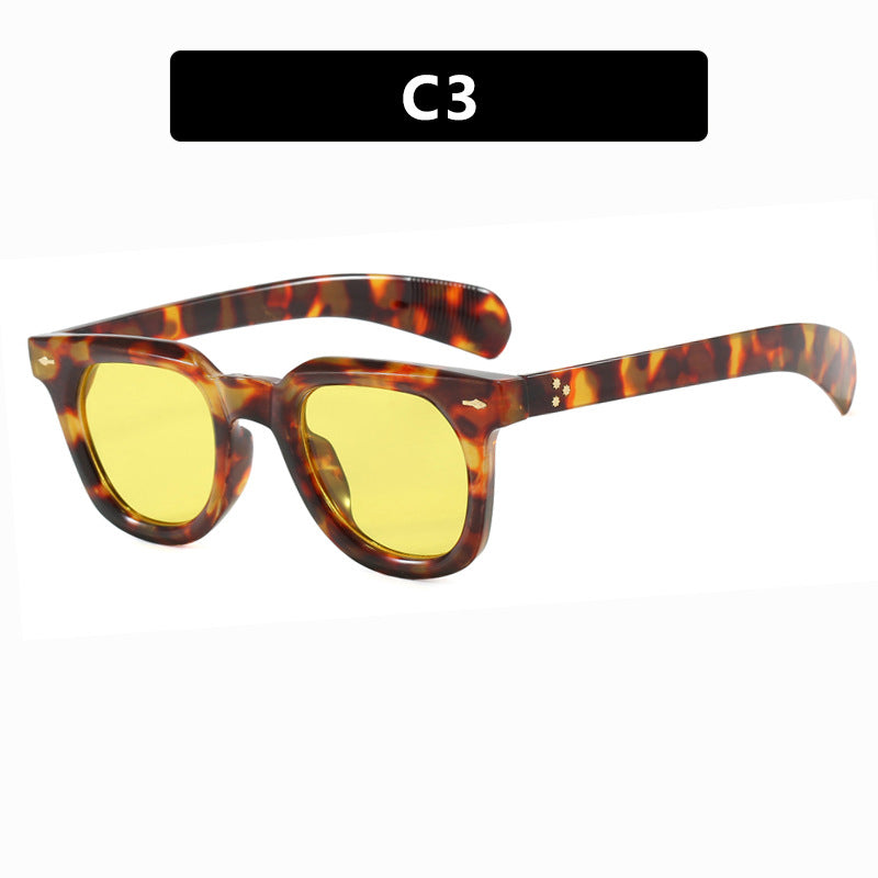 Dame modische solbrille i trendy design med elegant ramme Skanto