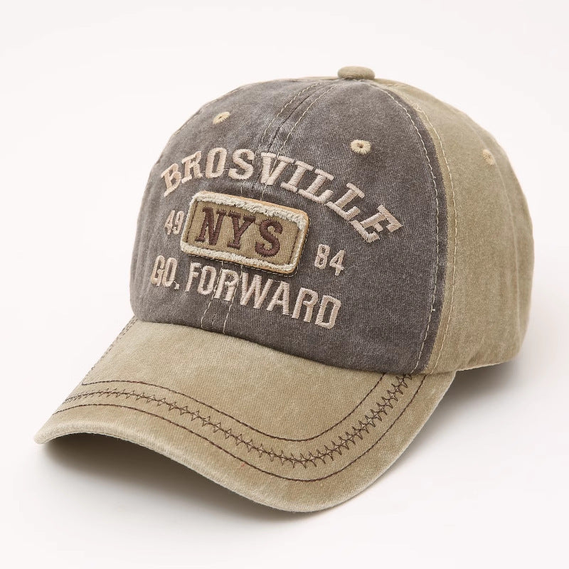 Menns vintage-inspirerte slitte baseballcaps Skanto 1784188194