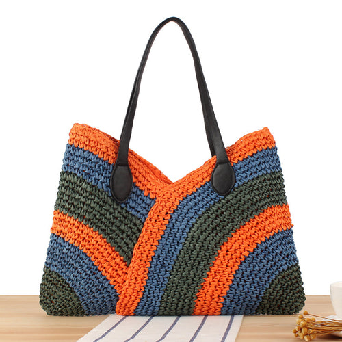 Handbag in Modern Wave Pattern Skanto