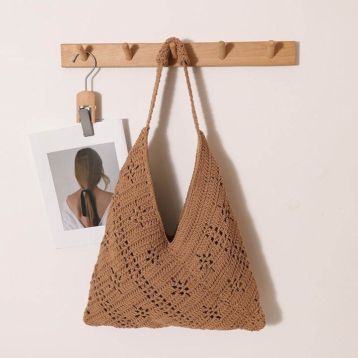 Håndknutet Tote-Bag I V-Design Skanto