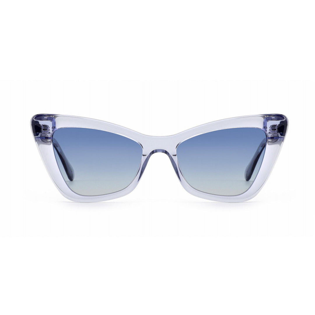 Dame Cat-Eye solbriller med trendy aksent Skanto