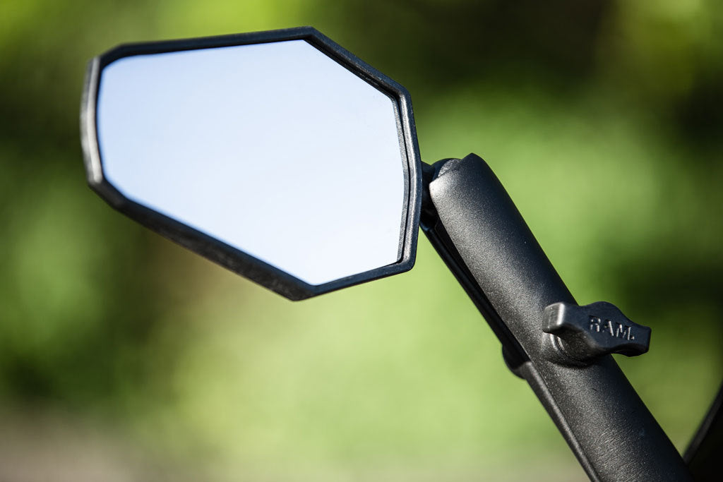 Justerbart motorsykkel speilsystem Skanto